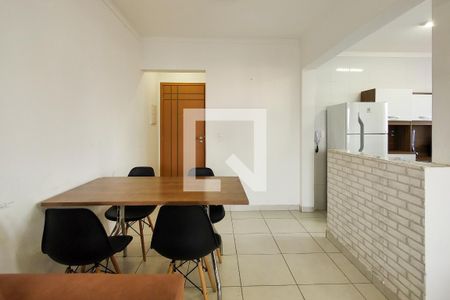 Sala de apartamento para alugar com 1 quarto, 42m² em Guilhermina, Praia Grande