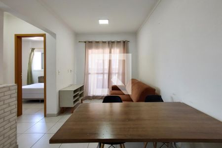 Sala de apartamento para alugar com 1 quarto, 42m² em Guilhermina, Praia Grande