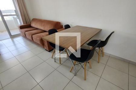 Sala de apartamento para alugar com 1 quarto, 42m² em Guilhermina, Praia Grande