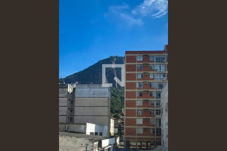 Vista da suíte  de apartamento à venda com 3 quartos, 86m² em Jardim Botânico, Rio de Janeiro
