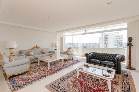 Sala de apartamento à venda com 4 quartos, 380m² em Brooklin Paulista, São Paulo