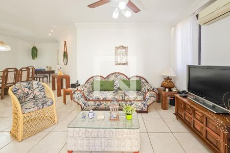 Sala de apartamento para alugar com 3 quartos, 145m² em Pitangueiras, Guarujá