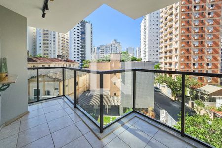 Varanda de apartamento para alugar com 3 quartos, 145m² em Pitangueiras, Guarujá