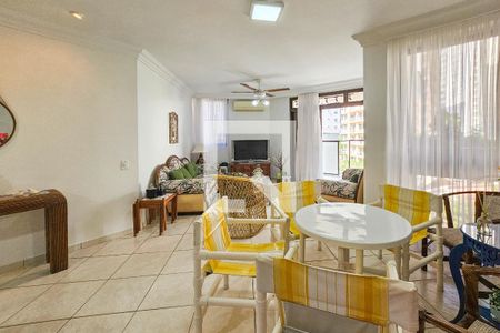 Sala de apartamento para alugar com 3 quartos, 145m² em Pitangueiras, Guarujá