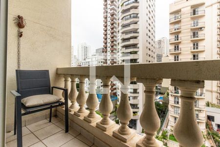 Varanda de apartamento para alugar com 3 quartos, 140m² em Santa Cecília, São Paulo