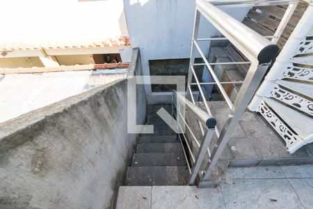 Varanda da Sala - Escada de acesso de casa para alugar com 1 quarto, 100m² em Penha, Rio de Janeiro