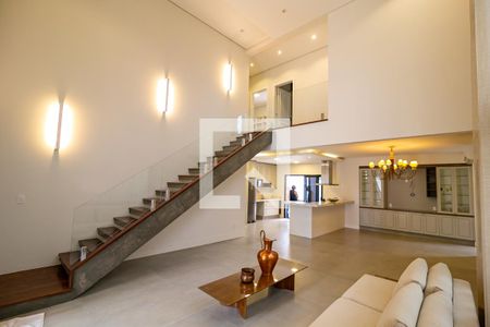 Sala de Estar de casa de condomínio para alugar com 4 quartos, 292m² em Vila Suiça, Indaiatuba