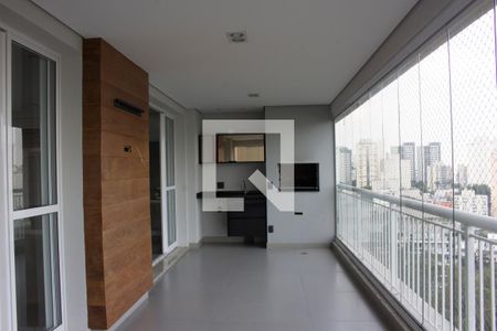 Varanda da Sala de apartamento para alugar com 4 quartos, 223m² em Vila Andrade, São Paulo