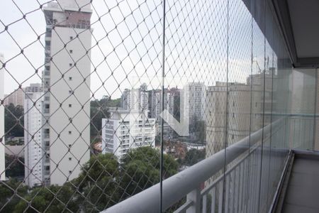 Vista Varanda da Sala de apartamento para alugar com 4 quartos, 223m² em Vila Andrade, São Paulo
