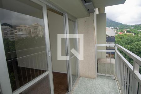 Varanda da Sala de apartamento à venda com 3 quartos, 115m² em Leblon, Rio de Janeiro