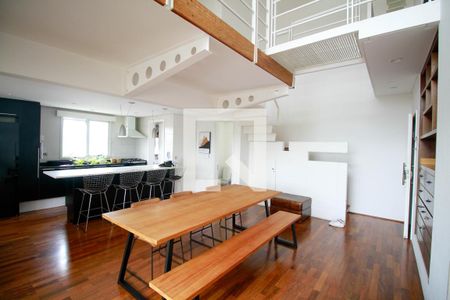 Sala de Jantar de kitnet/studio à venda com 1 quarto, 116m² em Vila Madalena, São Paulo