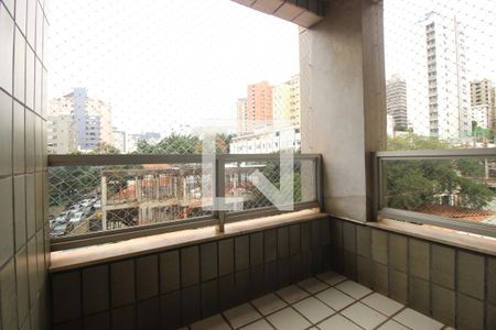 Varanda de apartamento à venda com 4 quartos, 160m² em Carmo, Belo Horizonte