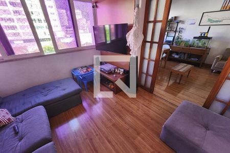 Sala de TV de apartamento à venda com 3 quartos, 96m² em Botafogo, Rio de Janeiro