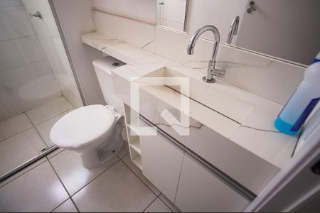 Banheiro de apartamento à venda com 2 quartos, 60m² em Mantiqueira, Belo Horizonte