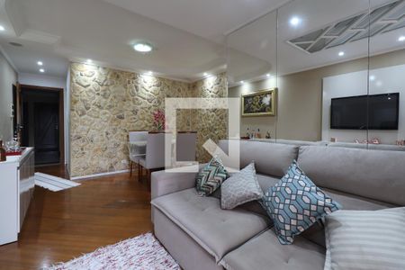 Sala de apartamento à venda com 3 quartos, 65m² em Vila Camilópolis, Santo André