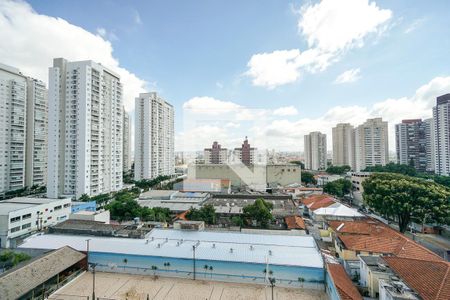 Vista da varanda de apartamento à venda com 1 quarto, 43m² em Tatuapé, São Paulo