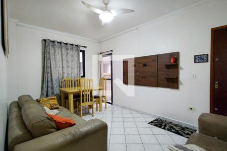 Sala de apartamento para alugar com 2 quartos, 80m² em Aviação, Praia Grande