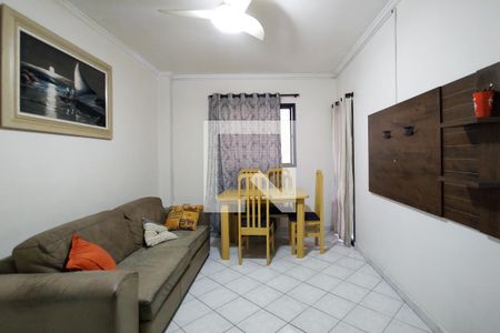 Sala de apartamento para alugar com 2 quartos, 80m² em Aviação, Praia Grande