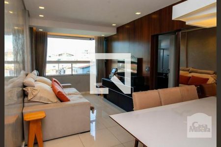 sala de apartamento à venda com 3 quartos, 98m² em Sagrada Família, Belo Horizonte