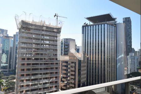 Vista da varanda de kitnet/studio à venda com 1 quarto, 36m² em Pinheiros, São Paulo