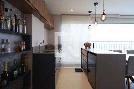 Varanda gourmet de apartamento à venda com 2 quartos, 90m² em Vila Apiai, Santo André