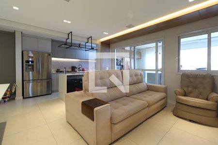 Sala de apartamento para alugar com 2 quartos, 90m² em Vila Apiai, Santo André