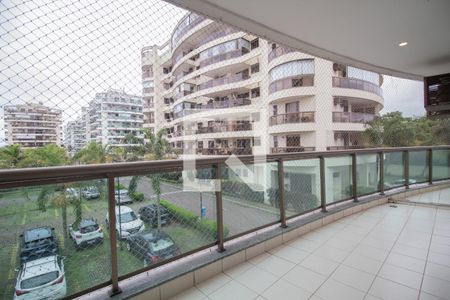 Varanda da Sala de apartamento para alugar com 3 quartos, 91m² em Recreio dos Bandeirantes, Rio de Janeiro