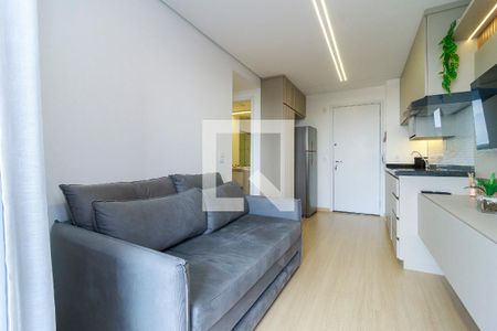Sala de apartamento para alugar com 1 quarto, 34m² em Santo Amaro, São Paulo