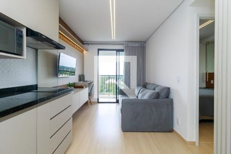 Sala de apartamento à venda com 1 quarto, 33m² em Santo Amaro, São Paulo