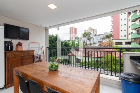 Varanda Gourmet de apartamento à venda com 2 quartos, 65m² em Jardim Paraíso, São Paulo