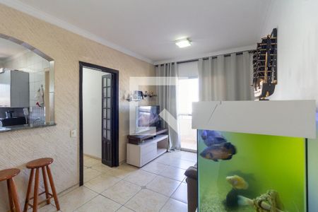 Sala  de apartamento à venda com 2 quartos, 54m² em Km 18, Osasco