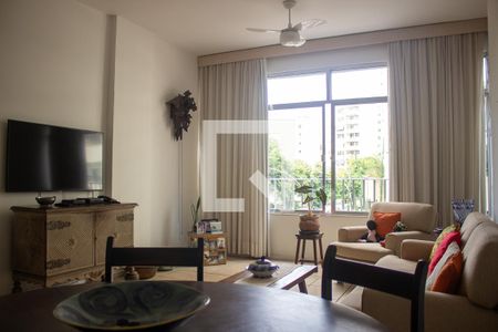 Sala de apartamento à venda com 3 quartos, 129m² em Laranjeiras, Rio de Janeiro