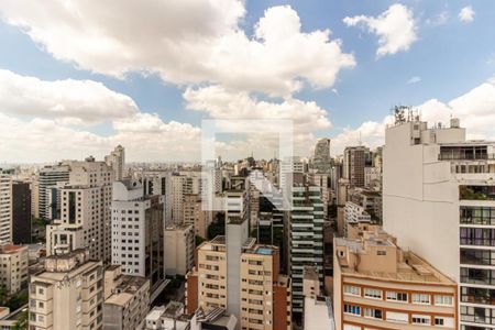 Varanda - Vista de apartamento para alugar com 1 quarto, 35m² em Consolação, São Paulo