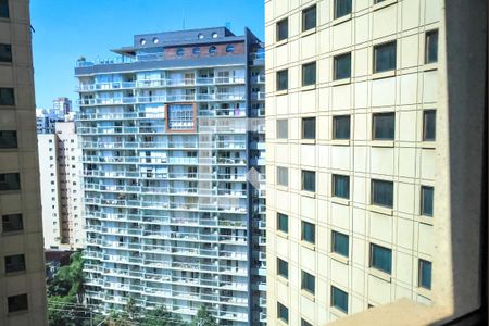 Vista da Sala de apartamento para alugar com 1 quarto, 57m² em Indianópolis, São Paulo