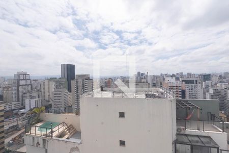 Vista da Sacada de apartamento à venda com 1 quarto, 53m² em Consolação, São Paulo