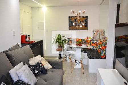 Sala de apartamento à venda com 2 quartos, 46m² em Campestre, São Caetano do Sul