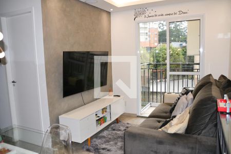 Sala de apartamento à venda com 2 quartos, 46m² em Campestre, São Caetano do Sul