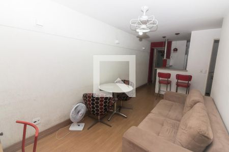 Cozinha Americana e Sala de apartamento para alugar com 1 quarto, 45m² em Asa Sul, Brasília