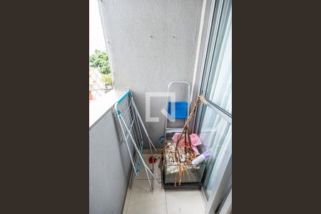 Varanda de apartamento à venda com 2 quartos, 48m² em Santa Mônica, Belo Horizonte