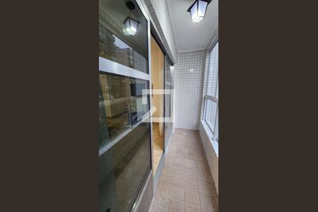 Varanda da Sala de apartamento para alugar com 3 quartos, 180m² em Gonzaga, Santos