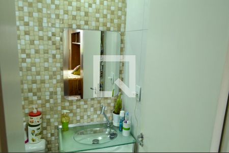 Banheiro da Suíte de apartamento à venda com 2 quartos, 55m² em Taquara, Rio de Janeiro