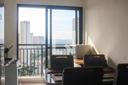 Sala / Cozinha de apartamento à venda com 2 quartos, 38m² em Veleiros, São Paulo