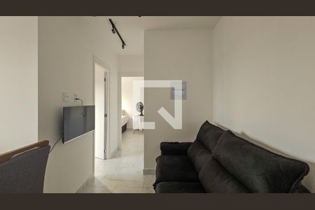 Sala de apartamento para alugar com 2 quartos, 38m² em Veleiros, São Paulo