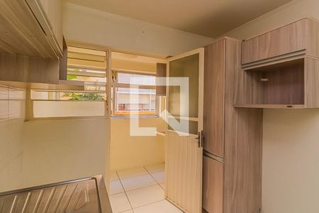 Cozinha e Área de Serviço de apartamento para alugar com 1 quarto, 40m² em Ouro Branco, Novo Hamburgo