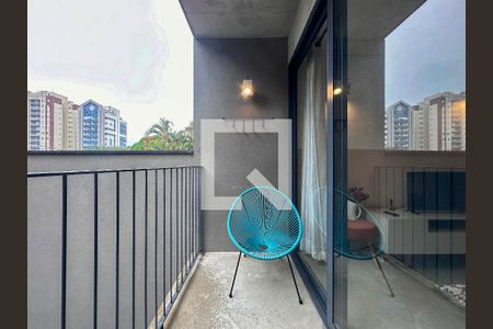 Sacada de apartamento para alugar com 1 quarto, 35m² em Brooklin, São Paulo
