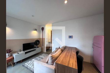 Sala de apartamento para alugar com 1 quarto, 35m² em Brooklin, São Paulo