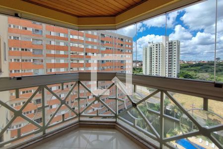 Varanda da Sala de apartamento à venda com 3 quartos, 128m² em Jardim dos Oliveiras, Campinas