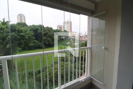 Sala / Cozinha - Varanda de apartamento para alugar com 2 quartos, 42m² em Vila Guaca, São Paulo