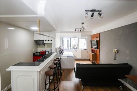 Studio à venda com 45m², 1 quarto e 1 vagaSala