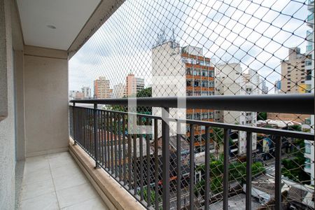 Varanda da Sala de apartamento à venda com 1 quarto, 37m² em Consolação, São Paulo